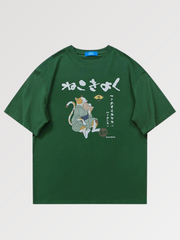 Elegant Japanese tee shirt with traditional design