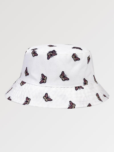 White Bucket Hat 'Chōchō'