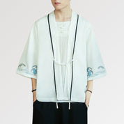 White Kimono Cardigan
