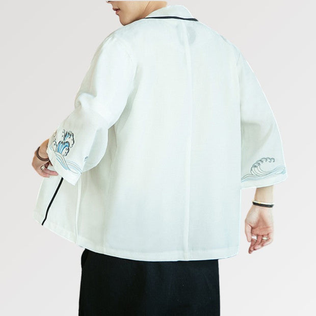 White Kimono Cardigan &