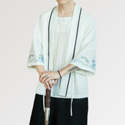 kimono cardigan white